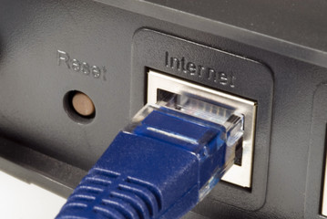 ethernet cable and router