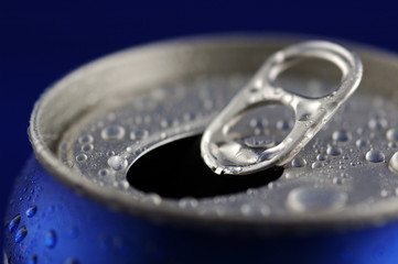 open soft drink can