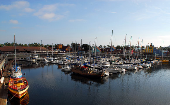 Fototapeta boats in marina