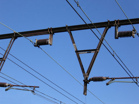 overhead power lines