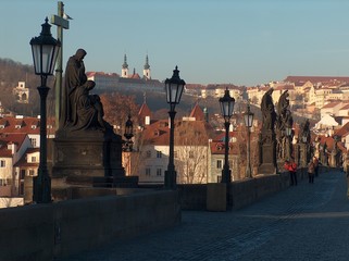 prag, karlsbrücke in prag