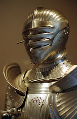 golden medieval armor
