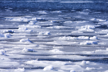 frozen ocean background