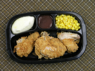 tv dinner - cooked
