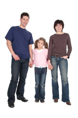 Obraz premium family with daughter