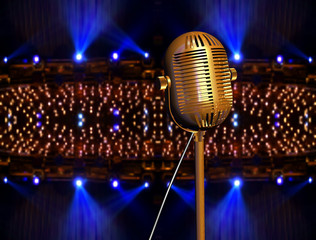 retro microphone