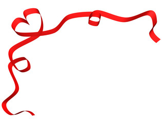 heart ribbon frame