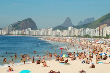 Foto op Plexiglas Copacabana, Rio de Janeiro, Brazilië copacabana
