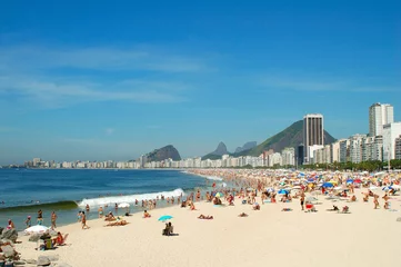 Fotobehang Copacabana, Rio de Janeiro, Brazilië copacabana