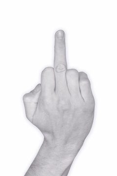 fuck finger in blue