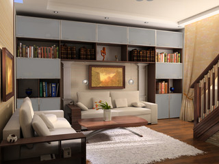 interior of a room of rest