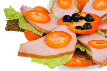sandwich. close-up