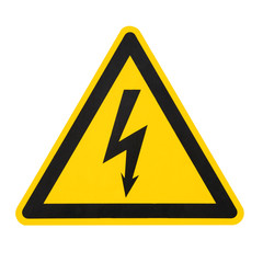 high voltage sign