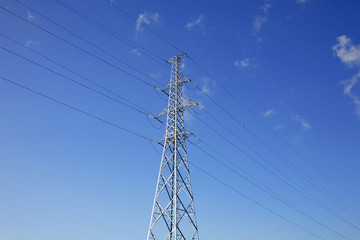 high voltage power pylon