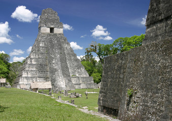 Fototapeta na wymiar jaguar świątynia, Tikal