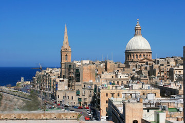 Fototapeta na wymiar Valletta city