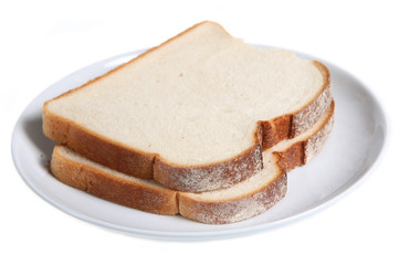sliced white bread