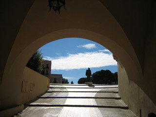 entrée du rocher à monaco