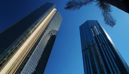 brisbane city. skyscrapers.