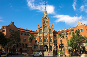 Fototapeta na wymiar szpitala Sant Pau w Barcelonie