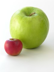 green and red