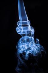 abstract blue smoke - smoke backdrop