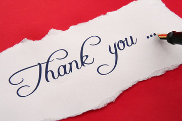 thank you note