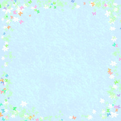 butterfly border paper