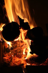 braise, feu et flamme