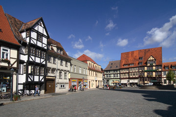 marktplatz zwei quedlinburg