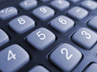buttons of calculator