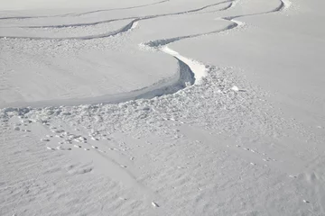 Fototapete traces de snowboard  1 © ChantalS