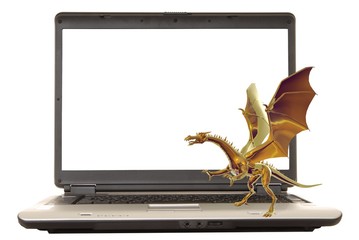 laptop dragon