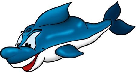 Naklejka premium dolphin