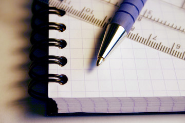 cahier bleu