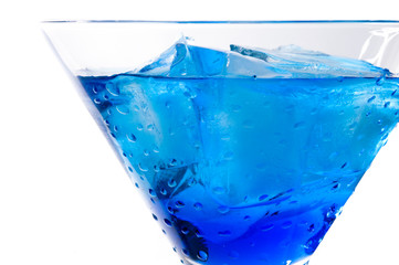 cocktail with blue curacao
