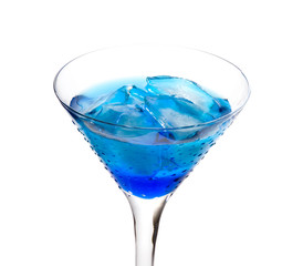 cocktail with blue curacao