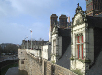 Fototapeta na wymiar Nantes Zamek