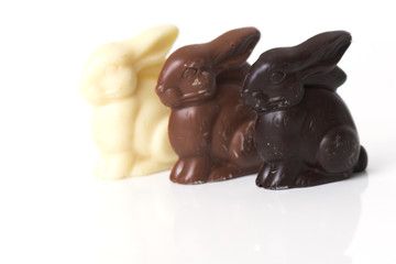 chocolate easter bunnies
