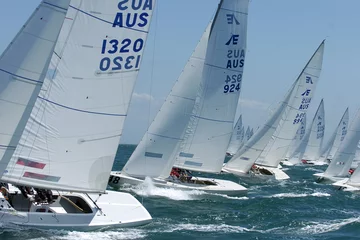 Garden poster Sailing etchells start 10