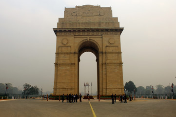 Fototapeta na wymiar india, delhi: india arch