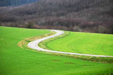 route sinueuse