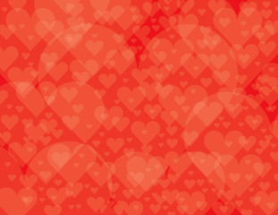 layered heart background