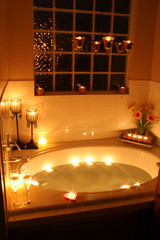 candlelight bath