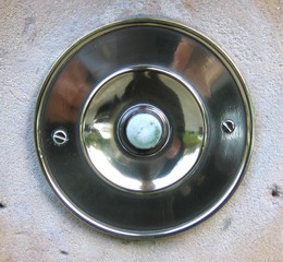 brass doorbell