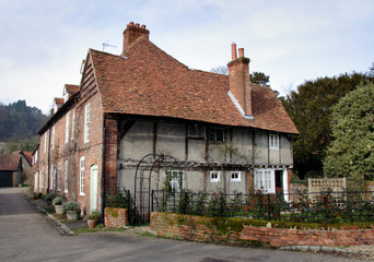 Fototapeta na wymiar medieval cottage