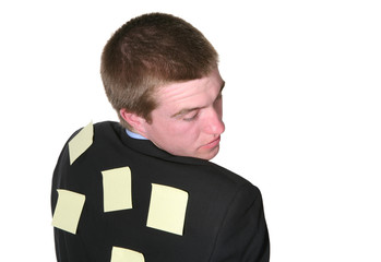 stressed business man