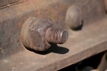 railroad nut and bolt