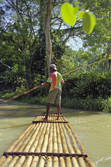 raft on river jamaica