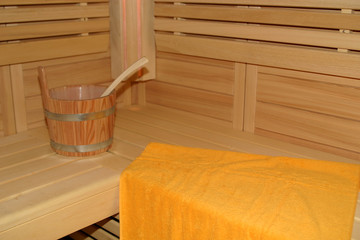 in der sauna